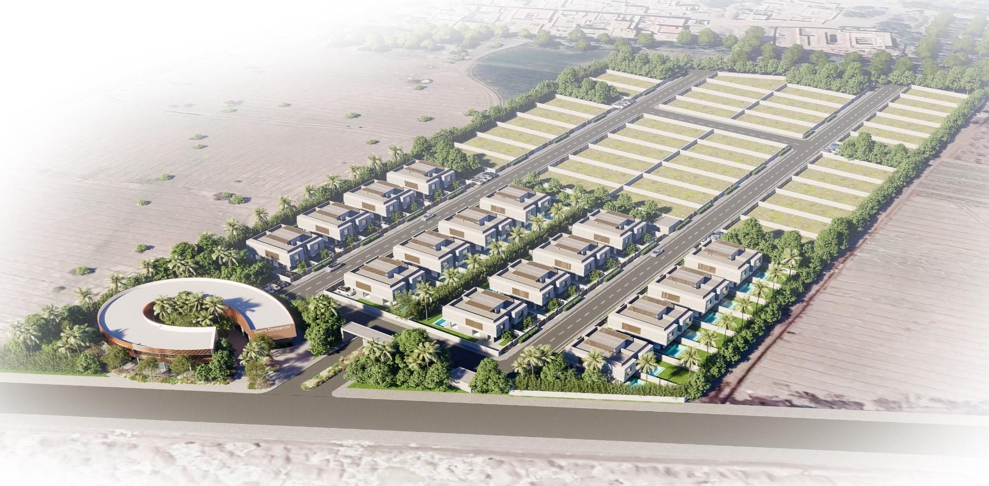 Plan masse du projet immobilier L’Orée d’Atlas à Marrakech