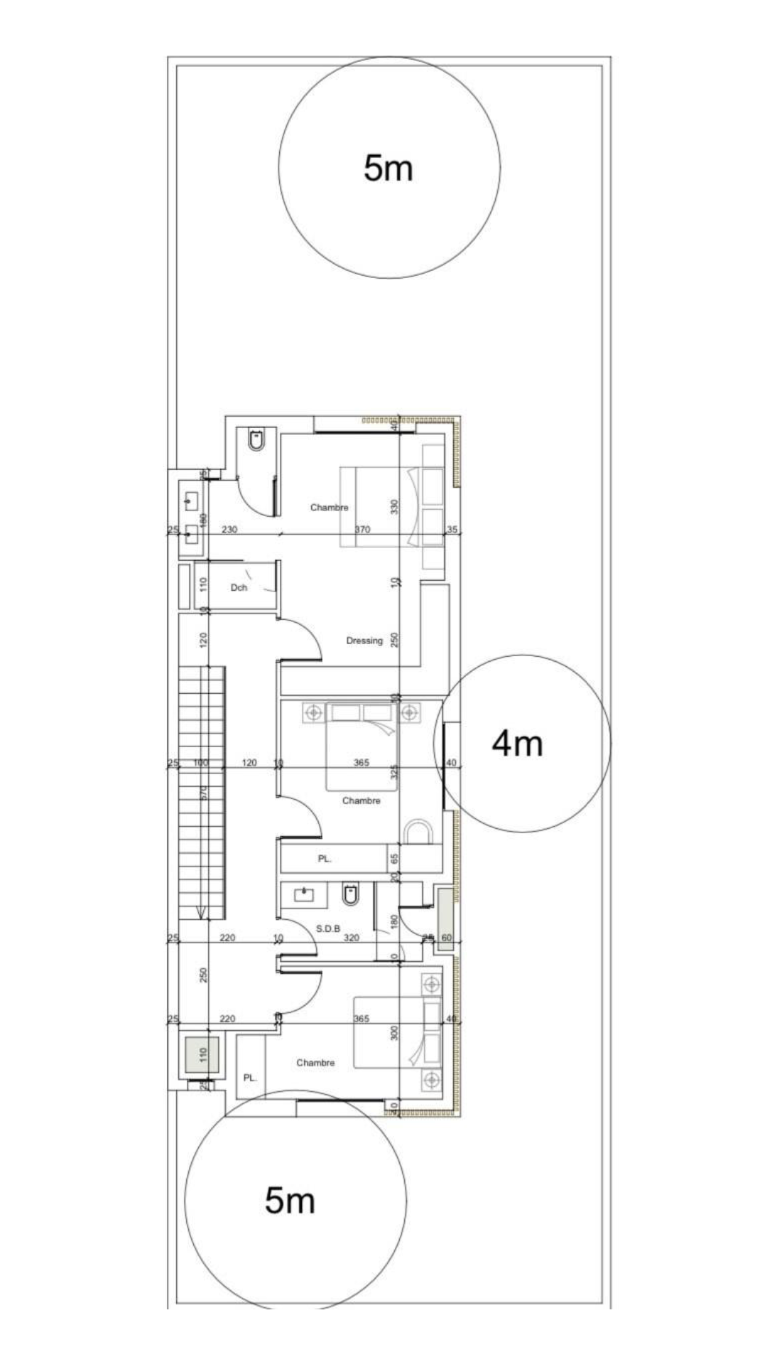 Plan d’une villa 3 chambres à Marrakech - L’Orée d’Atlas